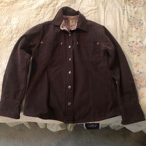 Carhartt lined canvas shirt